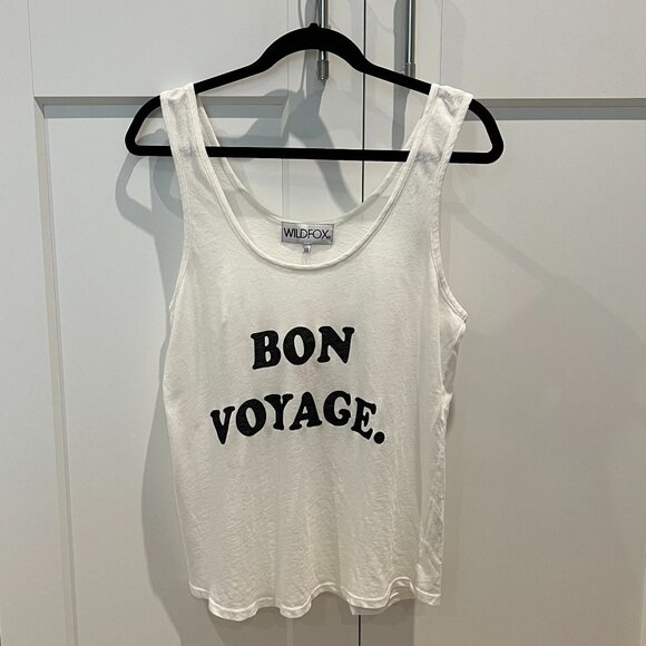 NWT Wildfox Bon Voyage Road Trip Tank - Picture 2 of 5